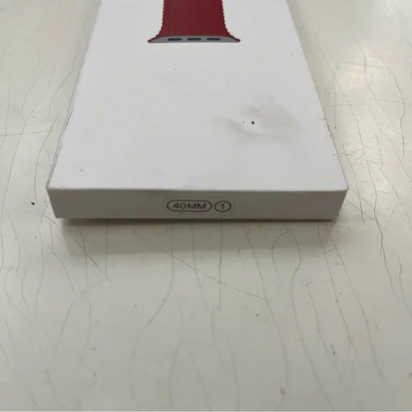 Apple Watch Braided Solo Loop Band, 38 / 40 / 41 / 42mm, wrist size 1, red - Picture 6 of 6